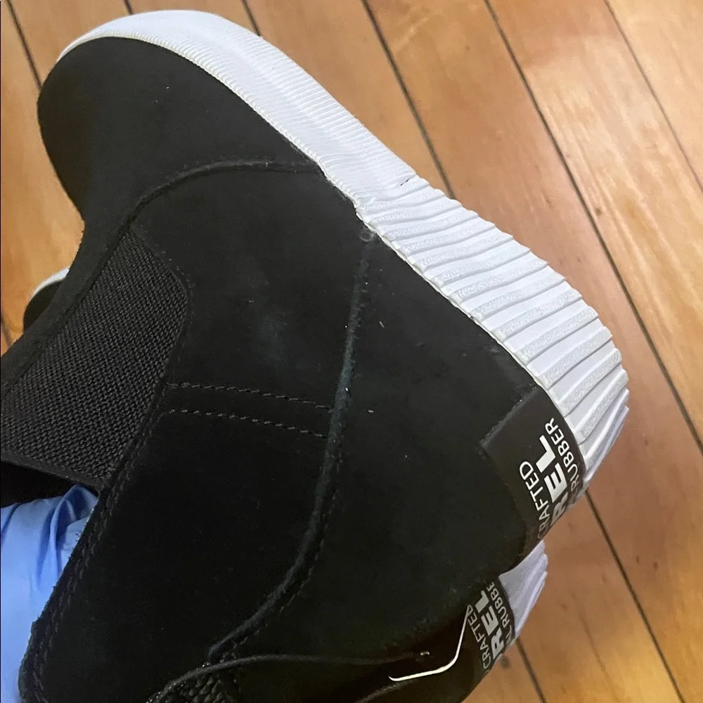 New Sorel Out N About Slip-On Wedge Shoe II Black Boots - Picture 12 of 14